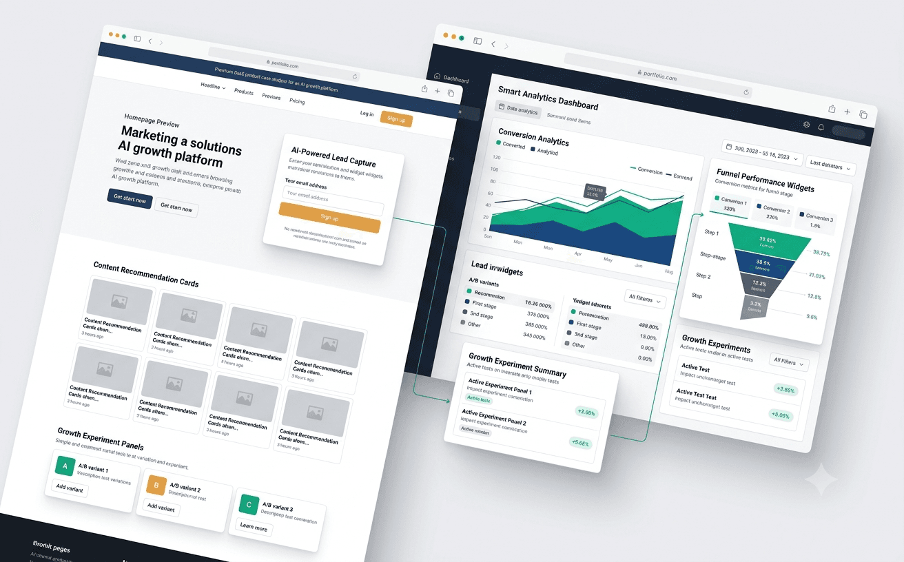AI Growth Website visual preview