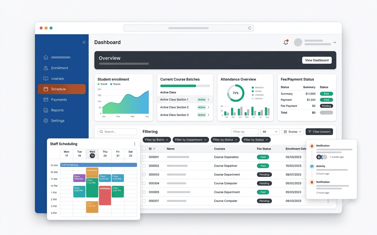 InstitutePilot visual preview